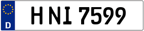 Truck License Plate